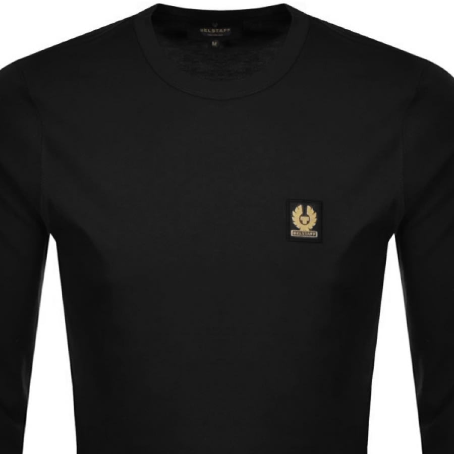 Alternative Image for ProductBelstaff Logo Long Sleeve T Shirt Black2